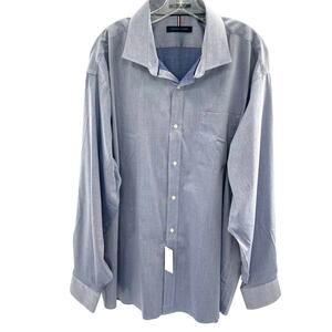 Tommy Hilfiger Relaxed Fit men’s button front dress shirt